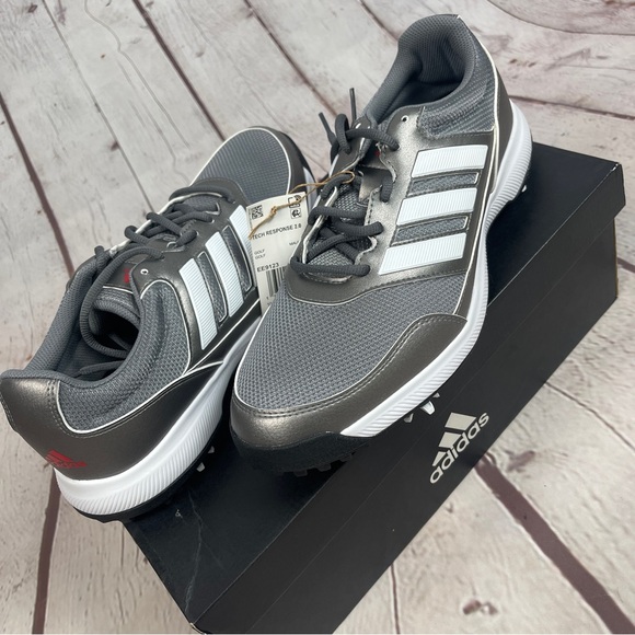 ADIDAS NEW Tech Response 2.0 EE9123 men’s silver grey white golf shoes size 10.5 - Picture 11 of 11